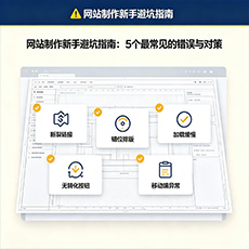 网站制作新手避坑指南：5个最常见的错误与对策